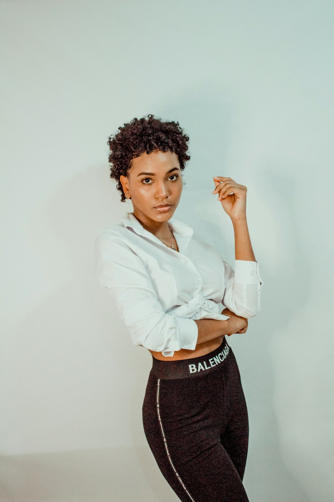 Studio portrait of a young professional woman coach